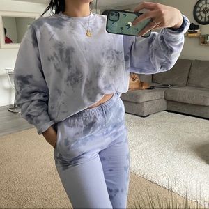 BLUE TIE DYE SET — MADE TO ORDER